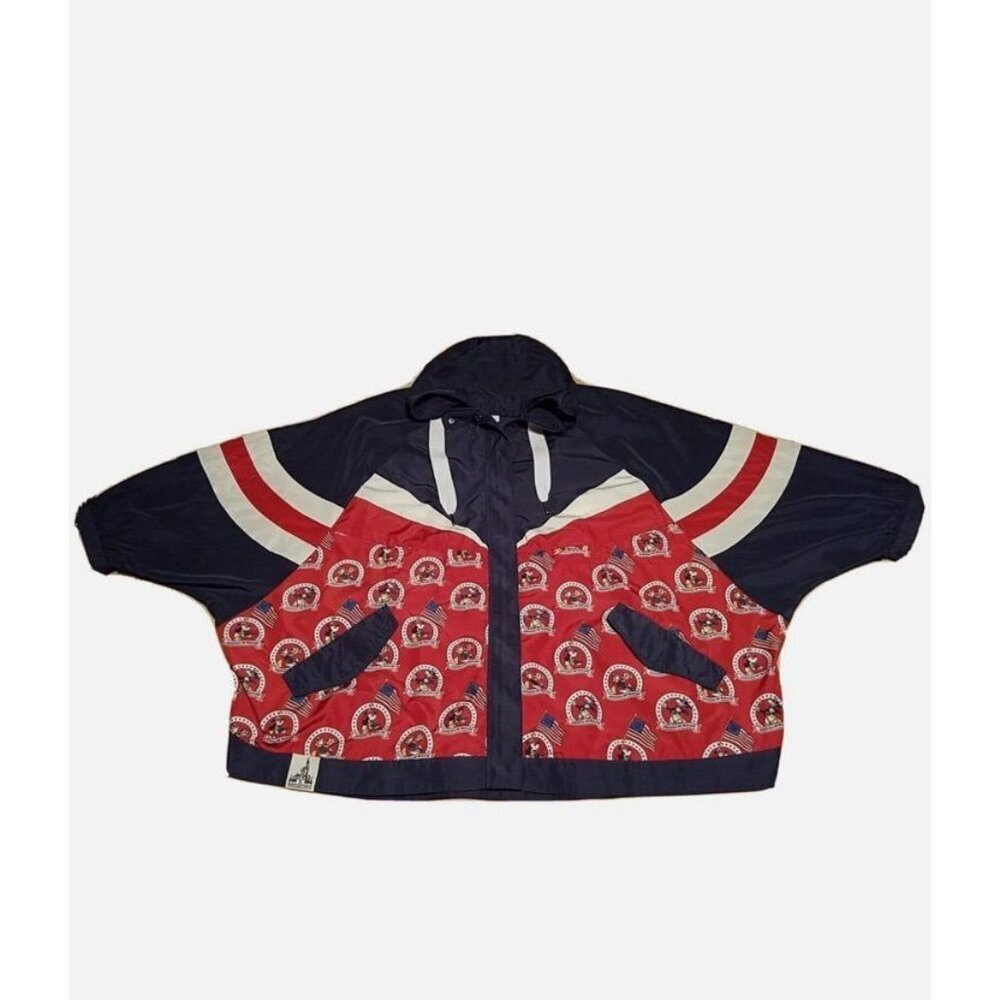 Walt Disney World 50th Vault Collection America On Parade Windbreaker Jacket XL